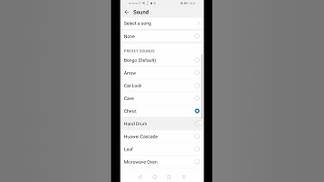 How to set the notification sound for an individual app in Huawei