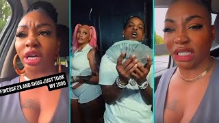 Doll Face Accuses Finesse 2Tymes of Being a Cr*ckHead After Shugg & Him Allegedly Took Her $1,500 