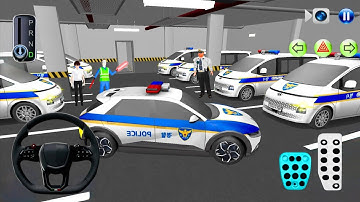 Ultimate Police Vehicle Parking in City Garage 🚔🚧 | Android Car Games 2025