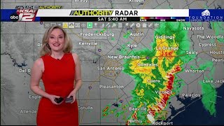 Rain is on the way out, and it'll be a windy weekend ~ Sarah Spivey