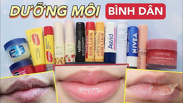 [Review] 10 son dưỡng môi bình dân đình đám | HaLinh Official
