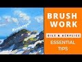 Essential Brushwork Tips for Oils and Acrylics (Seascape Painting)