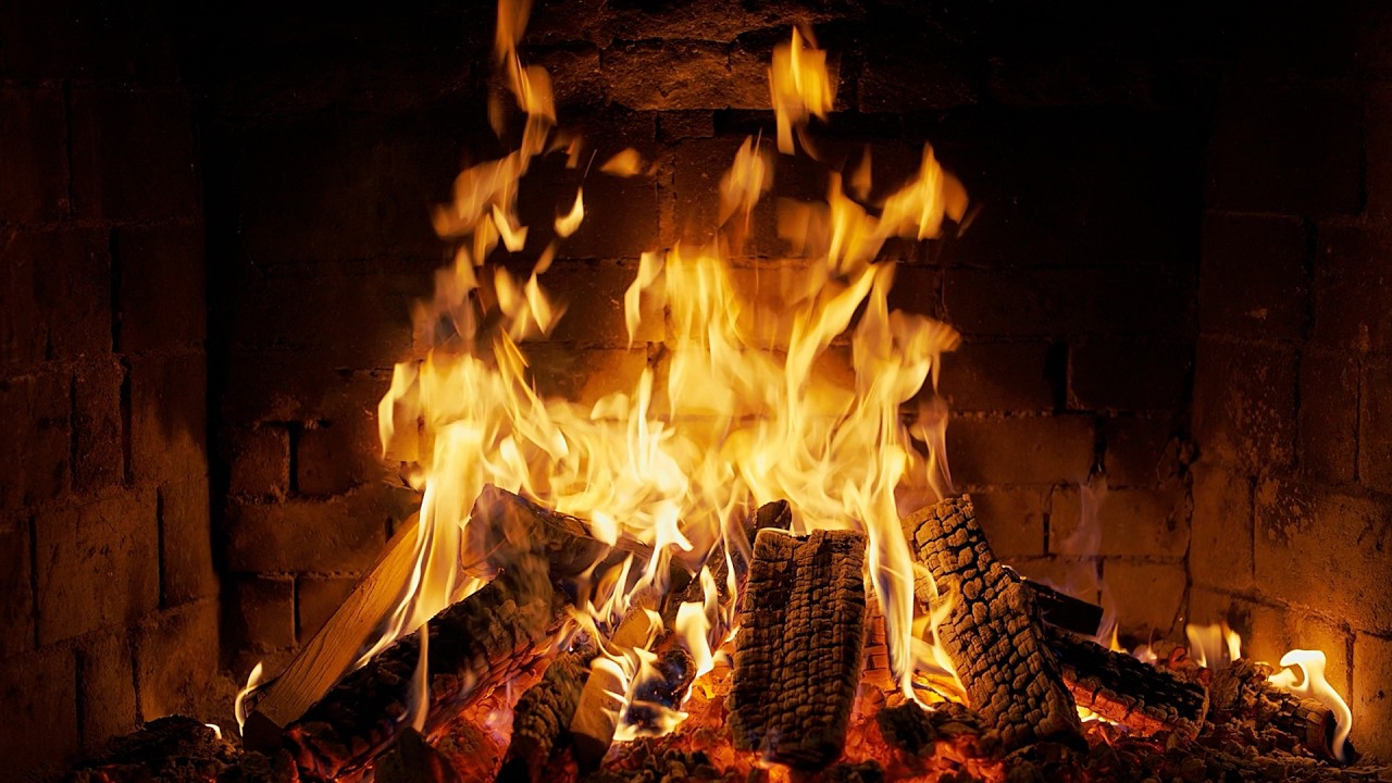 🔥 Cozy Fireplace 4K. Fireplace with Crackling Fire Sounds. Fireplace 4K UHD