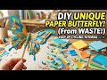 Paper craft ideas/ home decor ideas/ paper butterfly #diy #papercraft #homedecor #craft 