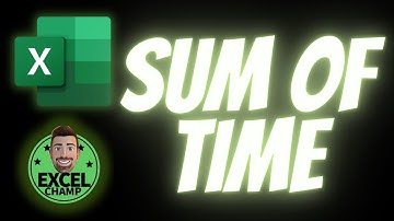 Calculating Total Time and Difference of Time in Excel