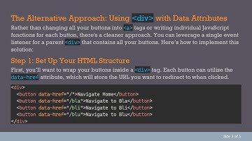 Streamline Your HTML Button Redirects