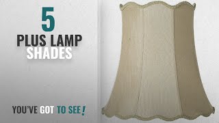 Top 10 Plus Ldan Shades 2018  Imperial Taupe Scallop Bell Ldan Shade 12x18x18 spider