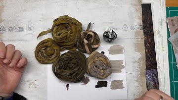 To Dye For - dying FABRIC with ONION SKIN and making INK - #handdyed #fabricdyeing #ink