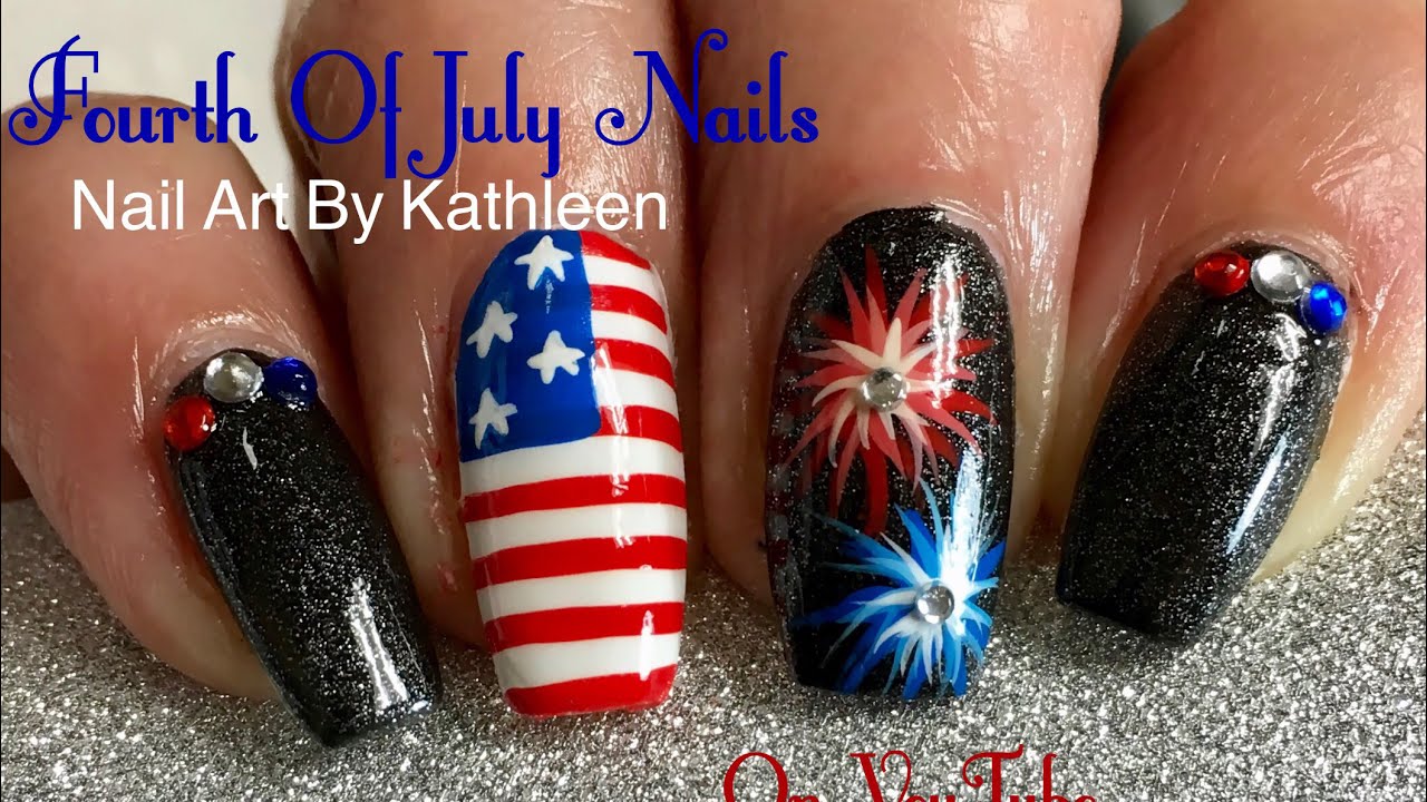 2. 4th of July Nail Art: Stars and Stripes Manicure - wide 10