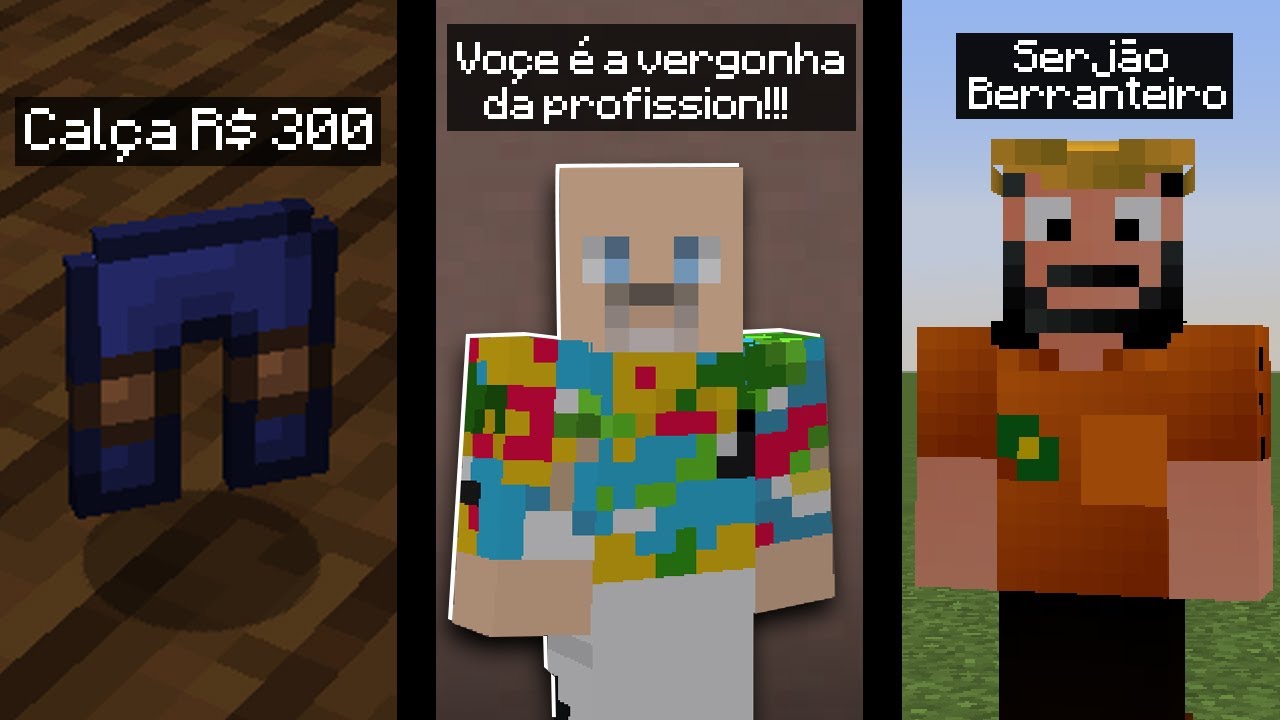 Qual r de minecraft brasileiro você é?