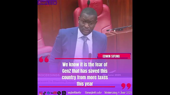 Edwin Sifuna tells off CS Mbadi for taking credit for less taxes this year.