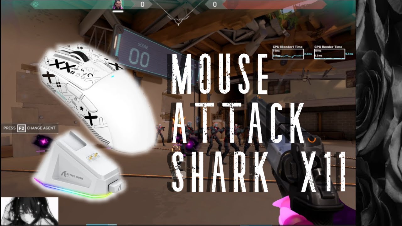 Mouse ATTACK SHARK X11 | Valorant Test