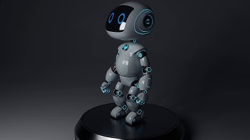 3d max robot walking animation 2