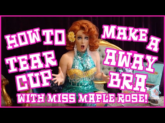 The Humble Sequin: How to Make a Tear away Cup Bra With Miss Maple Rose 