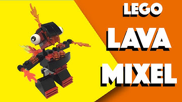 LEGO Mixels - Lava Mixel (MOC) - Stop Motion Build | Bricks and Clay Play