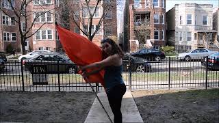 Right Drop Spins (Color Guard Fundamentals Teaching Tutorial Series) Flag Basics Dropspins