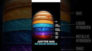 🌌 Jupiter Has No Solid Surface? The Shocking Truth About the Solar System’s Largest Planet! | Space