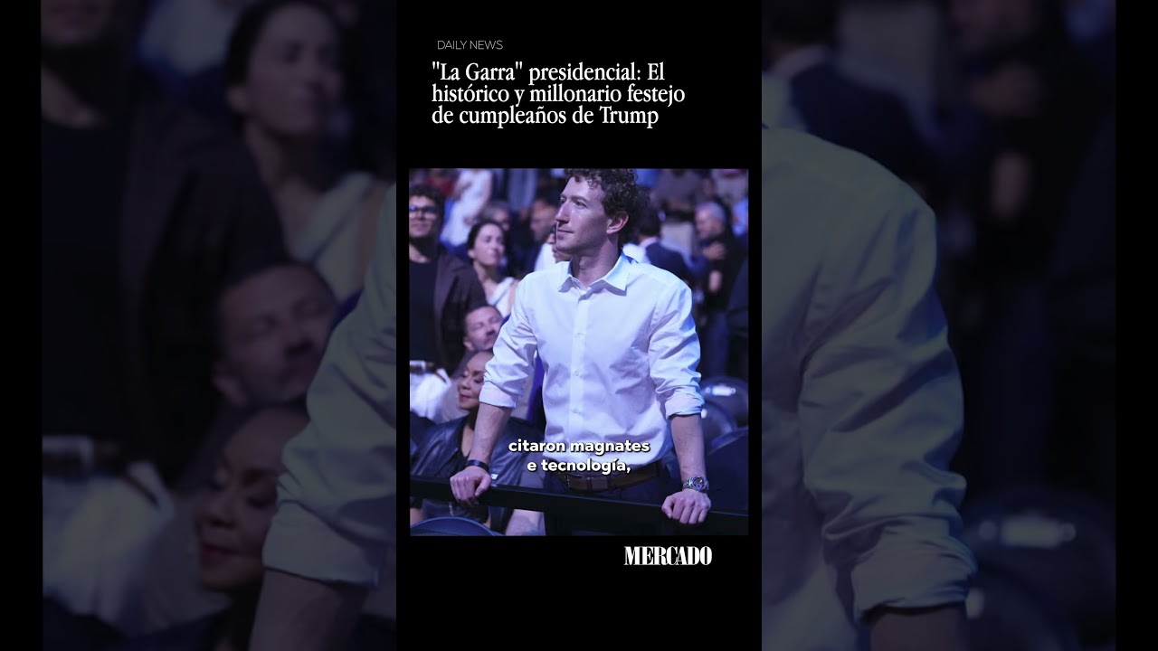 "La Garra"  presidencial: El histórico y millonario festejo de cumpleaños de Trump