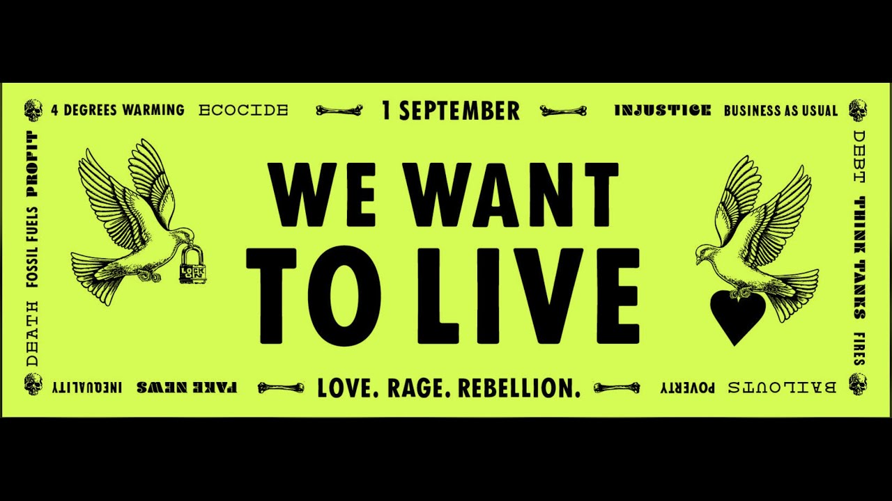 Extinction Rebellion Wave UK 2020 Global Justice is Migrant Justice.