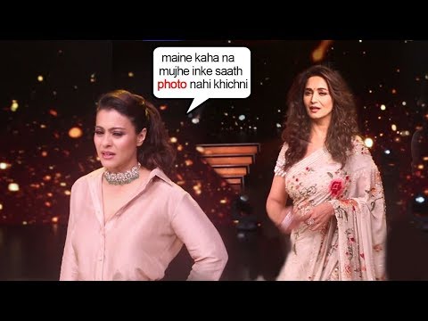 Thumbnail for Kajol Shows ATTITUDE To Maduri Dixit When Media Asks For Photograph Together On Dance Diwaane Sets