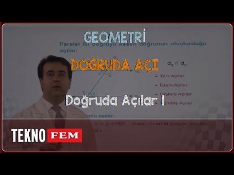 YGS-LYS GEOMETRİ - Doğruda Açılar 1