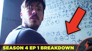 Flash 4X01 Breakdown The Flash Reborn - What You Missed All Easter Eggs And Thinker Explained