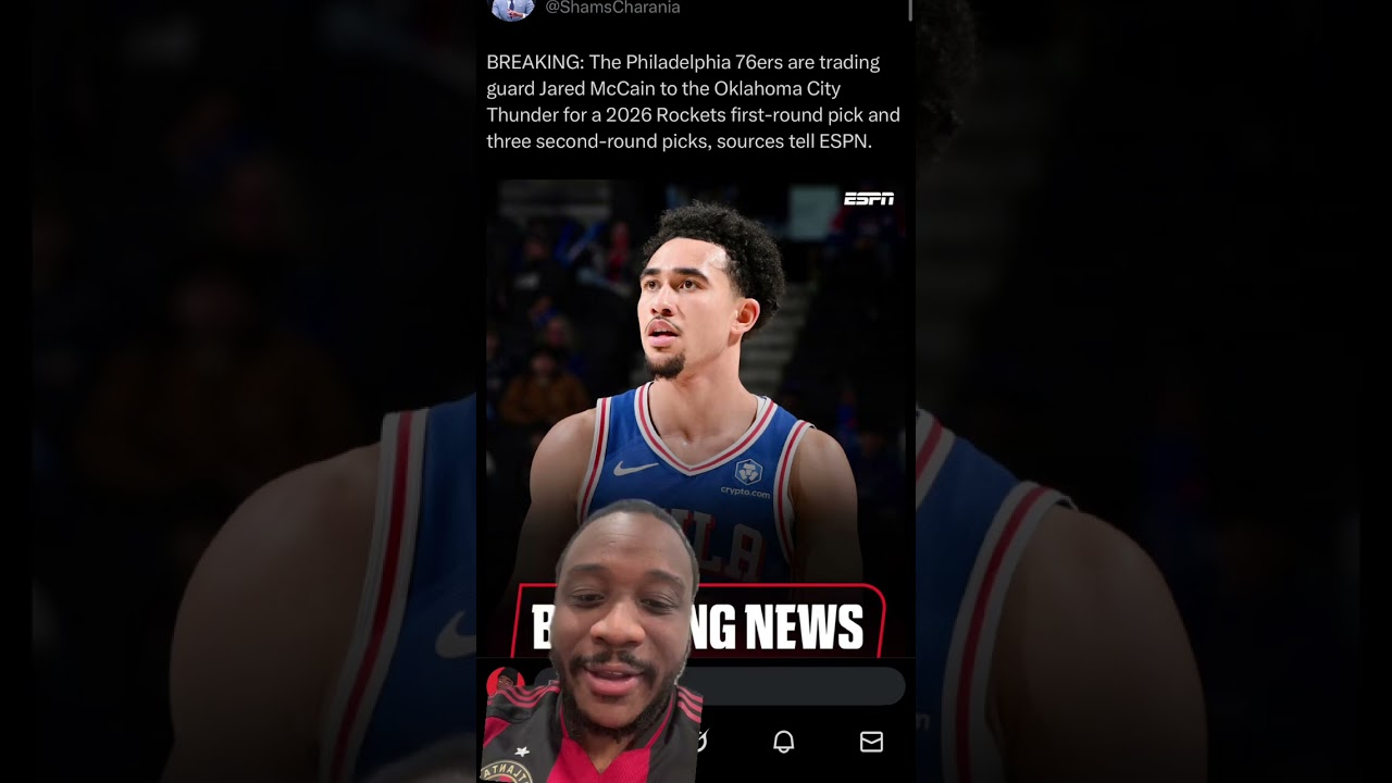 JARED MCCAIN TO THE OKLAHOMA CITY THUNDER 