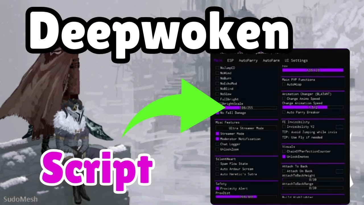 Deepwoken Script | Auto Farm, Auto Aim, Pastebin