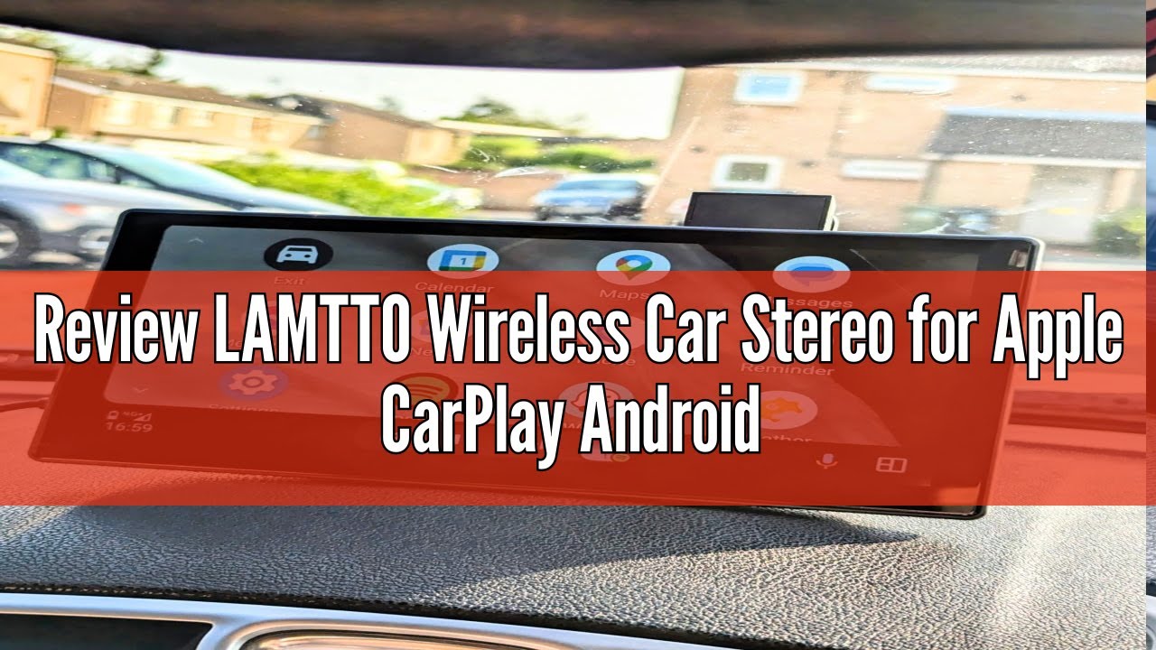 Review LAMTTO Wireless Car Stereo for Apple CarPlay Android Auto, 9 ...