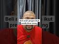 Beli aset jangan ikut prediction orang tapi buat research sendiri. #simpananemas #farhannasir