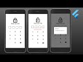 📱🔒Flutter Tutorial : PIN or OTP Input Screen || Speed Code 🚀