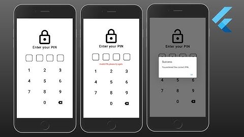 📱🔒Flutter Tutorial : PIN or OTP Input Screen || Speed Code 🚀