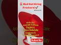 Red hat hiring freshers graduate, #rozgaarpath #softwaredeveloper #fresherjobs #hiring #hiringnow