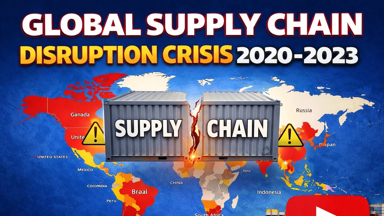 Global supply chain Disruption 2020-2023 - YouTube