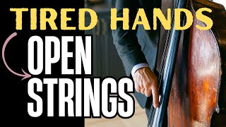 How to Use Open Strings to Give Your Hand a Break!
