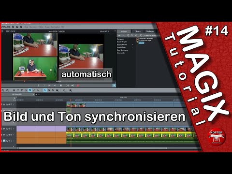 Magix Video Deluxe • automatische Synchronisation • aber wie? • Tutorial • deutsch