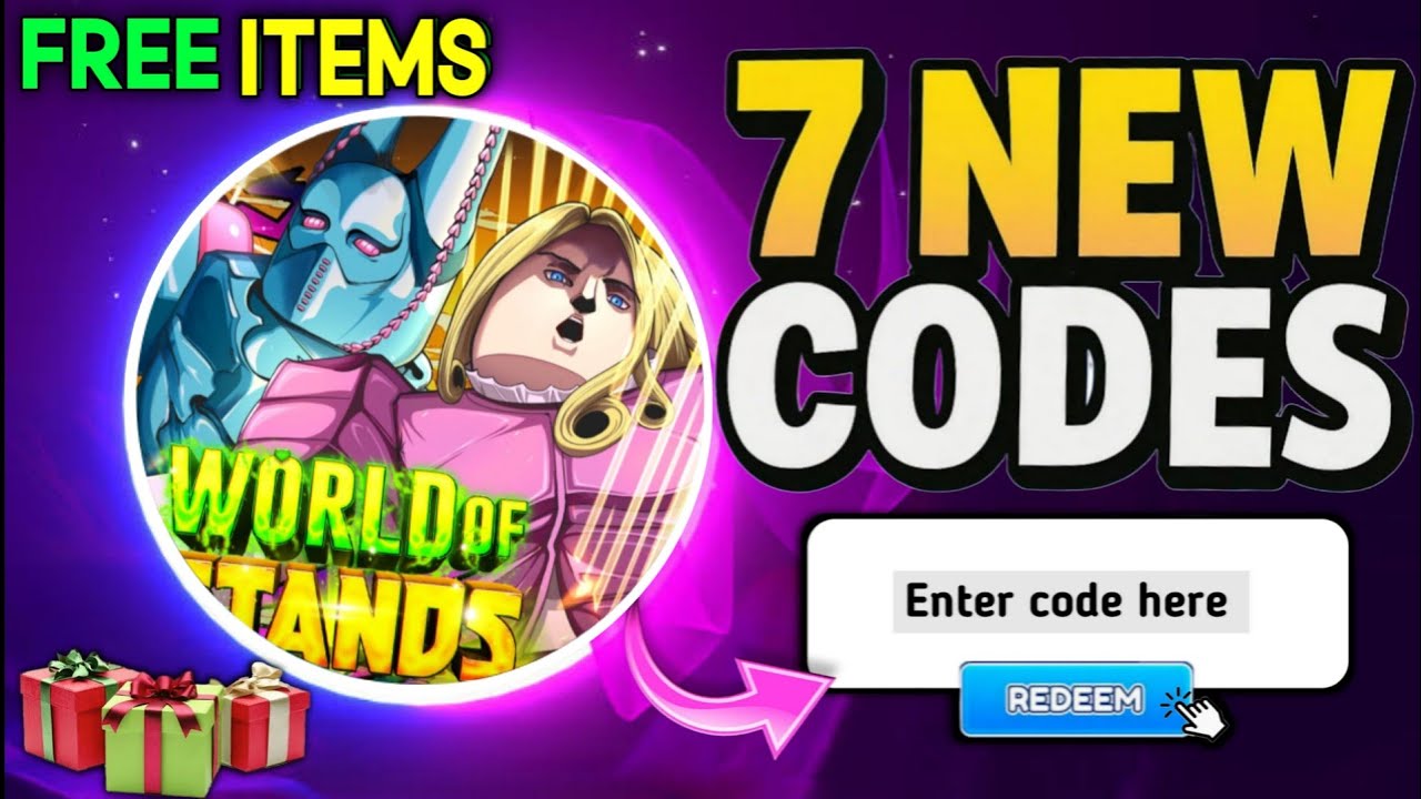 ⚠️SECRET CODES⚠️WORLD OF STANDS CODES DECEMBER 2025 - ROBLOX WORLD OF ...