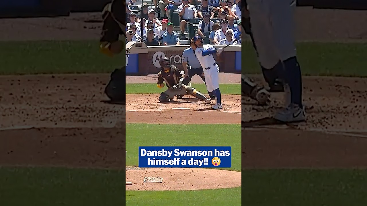 Dansby Swanson has a 3-homer game with 8 RBI!! 🤯