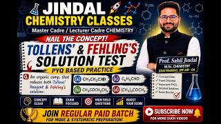 Aldehyde & Ketone distinguish Test- Master Cadre/ Lecturer Cadre Chemistry -Jindal Chemistry Classes