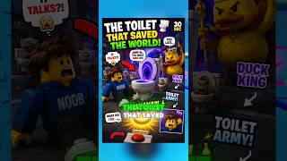 THE TOILET THAT SAVED THE WORLD 🚽😱" #roblox #freerewards #gamingclips #trending #fyp #viral