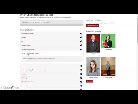 Libguide Tutorial