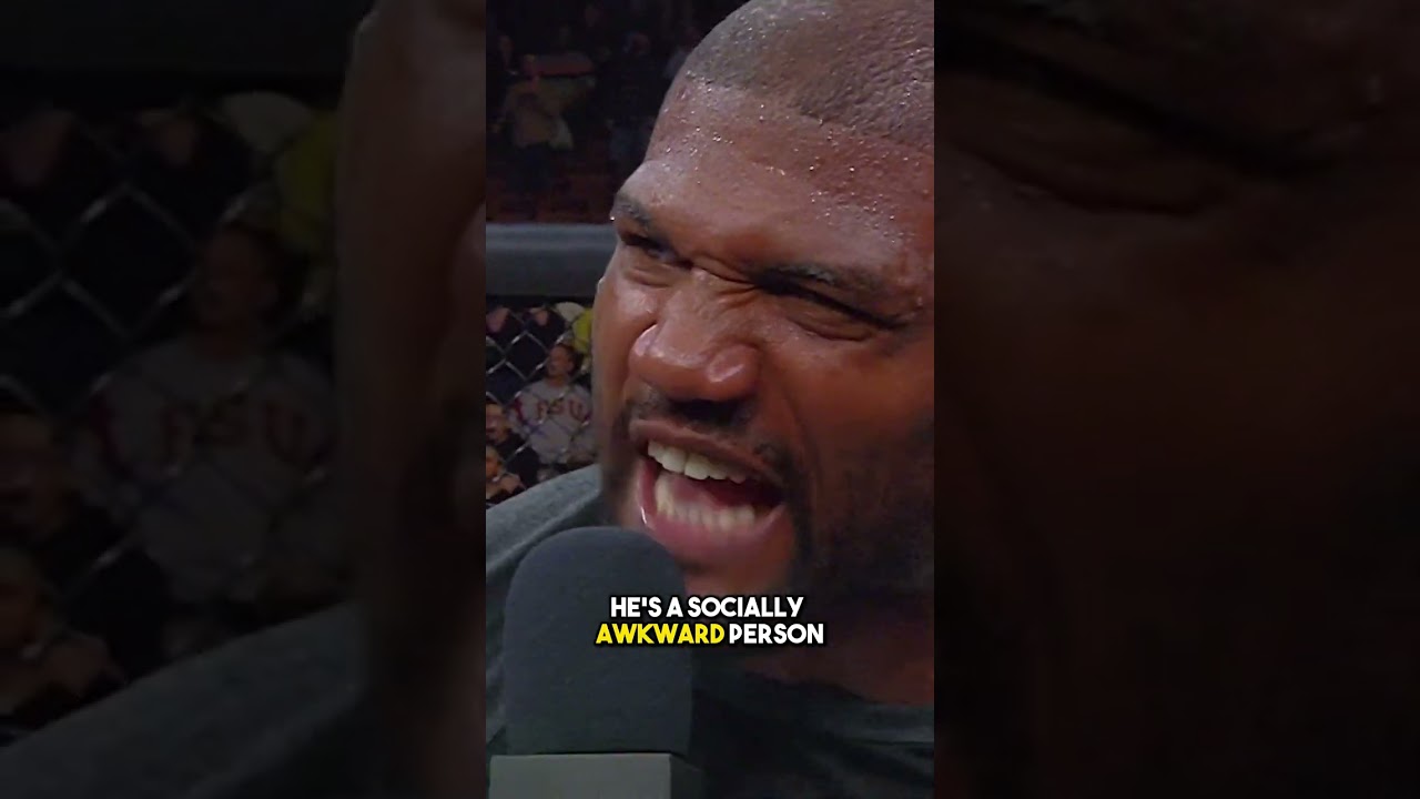 Rampage Jackson says he became socially awkward