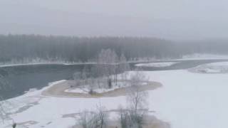 Karelia. Big Tolly&#39;s threshold. Dji Phantom 4pro