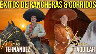 VICENTE FERNÁNDEZ VS ANTONIO AGUILAR - CORRIDOS DE CABALLOS LEGENDARIOS | PUROS CORRIDOS MIX