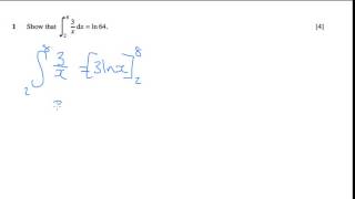 C3 2006 January q1 - AS/A2 Maths - Exponentials and Logs