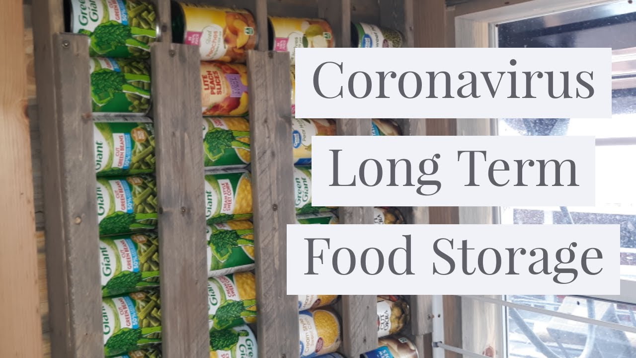 Canned food storage for urban and off grid prepping and planning