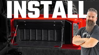 Installing Jeep Wrangler JL Tailgate Table [by Rough Country]