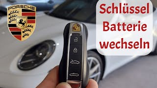 Porsche 911 Carrera - Schlüssel Batterie wechseln