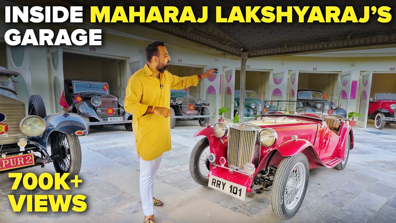 Inside Maharaj Kumar Sahib Lakshyaraj's Garage | Garages of the Rich and Famous | EP01