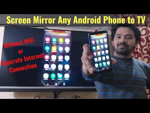 How to Screen Mirroring any Android Phone to TV without WiFi hqdefault